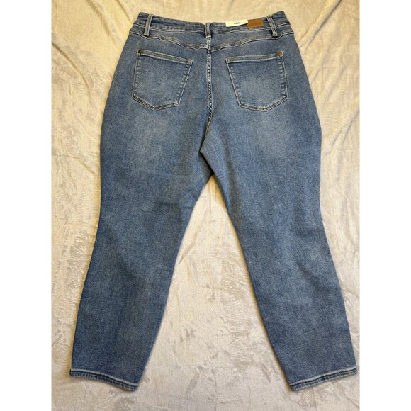 Judy Blue Jeans Size 16W Jonesborough High Rise Fray Detail Slim Fit JB88461 - Picture 7 of 16